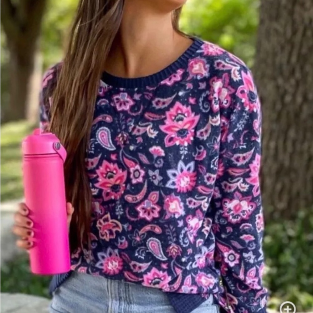 Simply Southern BloomSweatshirt/Top Size Large New!